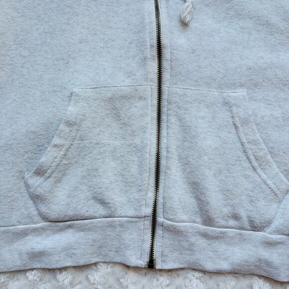 Ocean Drive Chincoteague Virginia Summer Oatmeal Oversized Full Zip Hoodie Large - Picture 3 of 7